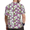thumbnail image 2 of Rocae Rose Flowers for Men's Mesh Quick-Dry Short Sleeve Workout T-Shirt,Mens Crew Neck Tee Lightweight Soft Classic T Shirts X-Small, 2 of 9