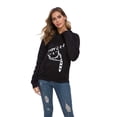 thumbnail image 4 of RGOSME Sweat à Capuche Chat pour Femmes Fille Manches Longues Mignon Pull Oreilles de Chat (Noir, TTP), 4 of 4