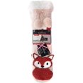 thumbnail image 2 of Cuddl Duds Women's Sherpa Lined Lounge Slipper Socks, Size 4-10 (Fox), 2 of 2