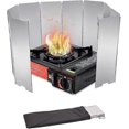 thumbnail image 1 of high qualityStove Windscreen, Camp Stove Windshields, 8/10/12 Plates Folding Aluminium Compact Camping Stove Windshields for Outdoor, 1 of 5