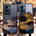 thumbnail image 2 of Funda mate para OPPO A97 A96 A95 A94 A93 A92 A78 A74 A73 A72 A57 A55 A54 A53 A17 A16 4G 5G funda artística pintada a mano paisaje de montaña, 2 of 5