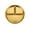 Gold, variant on Divided Plate, 3-Section Round 304 Stainless Steel Lunch Tray 7.87 Inch Portion Control Dish for Weight Loss Healthy Meal Prep and School Cafeteria Dining, Gold