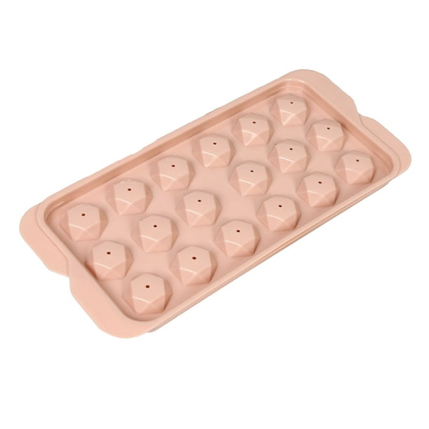Bandeja de cubitos de hielo con 18 compartimentos Moldes para cubitos de hielo DIY Mini caja de almacenamiento de hielo Molde para máquina de hielo doméstica para gelatina de chocolate