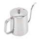 thumbnail image 5 of Vierta sobre la tetera de café Cafetera con boquilla de goteo estrecha de mano de acero inoxidable Cafetera con cuello de cisne 600 ml Plata, 5 of 14