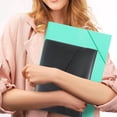 thumbnail image 4 of Guardurnaity Funda para libro calendario A5 ligera y portátil de PU para organización A5 negra y funda para libro a juego Carteras, 4 of 6