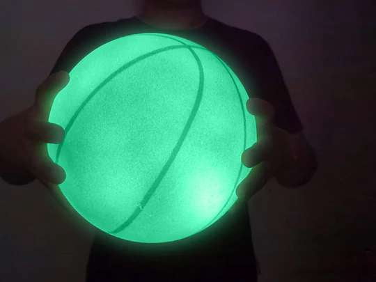 Glow-in-the-Dark Stealth Dunk Foam Basketball (Ball Size: No. 7)