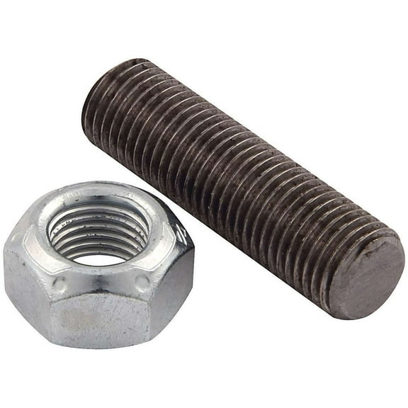 Allstar Performance ALL64304 Stud/Locknut Assembly - 7/16-20 - Chromoly - Natural Finish - Each