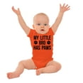 thumbnail image 3 of My Little Bro Has Paws Cute Pet Owner Romper Boys or Girls Infant Baby Brisco Brands 12M, 3 of 6