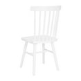 thumbnail image 4 of Taylor & Logan Windsor Style Commercial Solid Wood Spindle Back Dining Chairs -Set of 2 White, 4 of 5