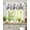 Gray, variant on White Christmas Snowman Kitchen Valances for Windows Winter Holly Berry Valance Curtains&nbsp; for Kitchen /Living Room/Bedroom/ Bathroom Decor, 54"x18 " ,Rod Pocket 1 Panel, Grey Snowflakes
