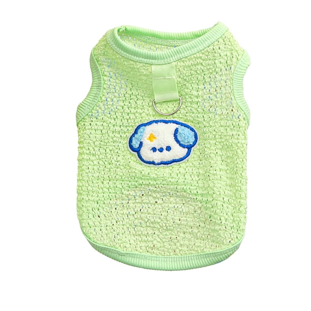 Ropa para Perros Lindo Encaje Mascota de Manga Corta Respirable Gato Y Perro Ropa de Mascota Chaleco Mascota de Peluche