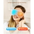 thumbnail image 5 of ibreo Lightweight Eye Care & Beauty Massager with Heat and Cooling, Vibration, Rechargeable Fast Heated Eye Mask with Bluetooth Music, White, 5 of 12