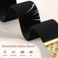 thumbnail image 5 of Wearlizer Magnetic Stretchy Band Compatible with Versa 4/3/Sense 2/Sense, Celtic Knot Elastic Nylon Watch Strap for Women Men, Dressy Soft Fabric Wristband with Magnetic Clasp, 5 of 7