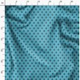 thumbnail image 3 of Soimoi Blue Rayon Fabric Fleur_de_lis Damask Printed Fabric 1 Yard 56 Inch Wide, 3 of 6
