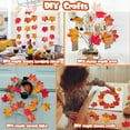 thumbnail image 2 of HWZWT Moon Boat Flakes Autumn Artificial Maple Leaf Thanksgiving Fall Plastic Leaves Wedding Party Table Decoration, 2 of 5