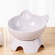 thumbnail image 1 of Cuenco elevado para perros y gatos con soporte de cuello a 15° - Plato inclinado para comida antiasfixia para razas de cara plana, base antideslizante con peso, cuenco fácil de limpiar, 1 of 6