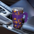 thumbnail image 5 of 40oz Tumbler,Halloween Witch Hat Bat Pattern Insulated Tumblers with Removable Handle,Stainless Steel Double Vacuum Coffee Tumbler Cup with Straw for Home,Office,Travel,Party, 5 of 5