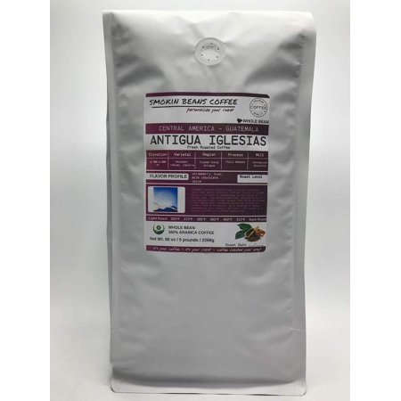 Guatemala ( Roasted Coffee) Arabica Central America roasted-to-order daily medium roast whole bean we can grind or provide lighter or darker roast upon request message at checkout