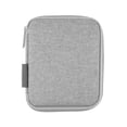 thumbnail image 4 of QualitChoice HAWEEL Cable Organizer Portable Reusable Mini Nylon Mesh Elastic Ring Data Line Charger Pen Storage Bag Travelling Case Grey 5Set, 4 of 6