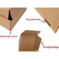 thumbnail image 5 of Corrugated Cardboard Shipping Boxes, 8"x4"x4" Small Parcel Boxes, Packaging Mailing Boxes for Business, Posting, Small Packet Shipping, Storing or Gift(Pack of 30), 5 of 7