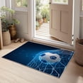thumbnail image 3 of Basketball Area Rugs, Abstract Sports Basketball Carpet, Washable Non Slip Low Pile Soft Rug for Living Room Bedroom Entryway Decor Mat 5x6ft, 3 of 7