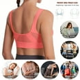 thumbnail image 3 of Women's Plus Size Bras, 3 Pack Sports Bras for Women Full Coverage Wirefree Non Padded Workout Bras Full Support Everyday Bra S-5XL, 3 of 6