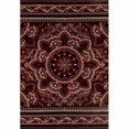 thumbnail image 3 of Art Carpet 24408 2 x 8 ft. Milan Collection Fanciful Woven Area Rug Runner, Red, 3 of 3