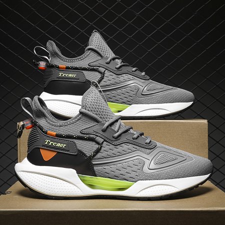 

Men s Wear-resistant Sneakers Lightweight Shock-absorbing Running Shoes