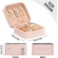 thumbnail image 4 of Coolnut Travel Small Jewelry Case Cute Dog Jewelry Organizer Jewelry Box Birthday Gifts Women Mom Friends Female Sister Bridesmaid Girl Gifts Idea259 Women Gifts, 4 of 7