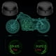 thumbnail image 5 of Paquete de 2, Sensor de sistema de control de presión de neumáticos de motocicleta con Bluetooth, Sensor , de neumáticos, automática Sunnimix Monitoreo de la presión de los neumáticos, 5 of 8