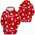 thumbnail image 4 of 2024 Nouveau Chandail à Capuche Imprimé Hello Kitty pour Femmes Automne Ample Décontracté Chandail en Molleton Y2k Vêtements Surdimensionnés Chandail de Rue, 4 of 6
