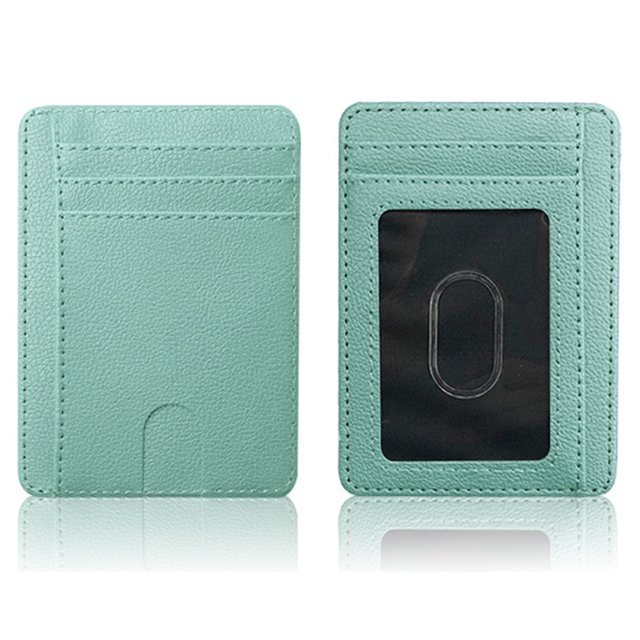 Funda protectora con clip para tarjeta antidesmagnetización RFID Laklulu