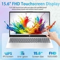 thumbnail image 3 of HP 15.6 inch FHD Touchscreen Laptop, AMD Ryzen 7 7730U, 16GB RAM, 2TB SSD, Wi-Fi, Windows 11 Home, Copilot AI, Natural Silver&nbsp;, 3 of 5