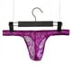 thumbnail image 5 of Tanga de encaje de una pieza para hombre, pantalones T, ropa interior sexy de cintura baja de seda de hielo, 5 of 6