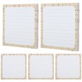 thumbnail image 1 of KONTONTY 5 Books of Study Tools Memo Cards Paper Cream Yellow for Writers Message Recording, 1 of 4