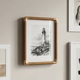thumbnail image 5 of Unique Bargains Rounded Edge Minimalist Bauhaus Plastic Photo Frame Teak Color 5" x 7", 5 of 6