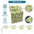 thumbnail image 7 of Table Runner Dresser Scarves 72 Inch Long, Farmhouse Watercolor Yellow Lemon Linen Dining Table Runners Fruit and Green Leaf on Burlap Tabletop Scarf for Wedding Holiday Party Kitchen, 7 of 7