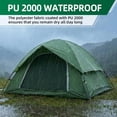 thumbnail image 2 of Camping Tent for 2 Person, 4 Person, 6 Person - Waterproof Two Person Tents for Camping, Small Easy Up Tent for Family, Outdoor, Kids, Scouts in All Weather and All Season by General, 2 of 11