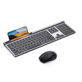 thumbnail image 1 of Samsers Wireless Keyboard and Mouse Combo, Ultra Slim Rechargeable Dual-Mode (Bluetooth 5.0x2 +2.4G) Silent Keyboard and Mouse Set, Multi-Device Full, 1 of 7