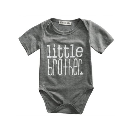 

Newborn Boys Shirt Big Brother T-Shirt & Little Brother Romper &Little Sister Tee Tops