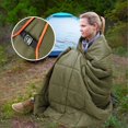 thumbnail image 3 of Manta GLORSIGN Puffy para acampar al aire libre, 203 x 152 cm, impermeable, 3 of 7