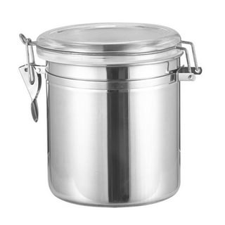 Large Stainless Steel Airtight Rectangular Freezer Storage Container - 3.8  L / 0.83 gal