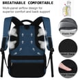 thumbnail image 6 of UKEIN Blue Laptop Backpack Computer Business Backpack for Adult Water Resistant Anti-Theft Laptop Backpack for Men, 6 of 7