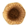 thumbnail image 4 of Household Essentials Woven Water Hyacinth Wastebin with Scalloped Edge, 4 of 4
