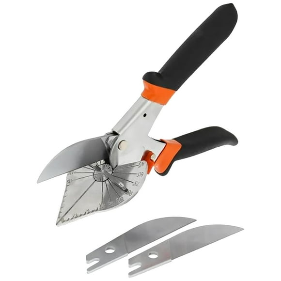 Wire Duct Scissors Angle Cutter,1*Scissors, 2*Spare Blades