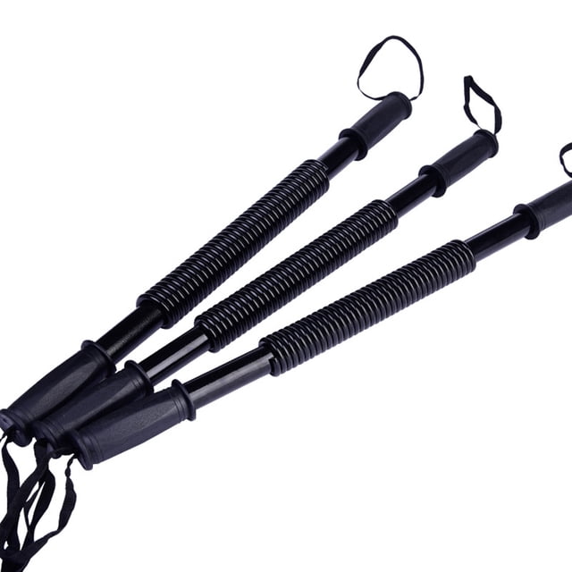 PENIKOKO Workout Equipment for Home Use Workout Bar Black Spring Steel 1Pcs