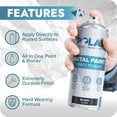 thumbnail image 5 of Polar Gloss Black Direct to Rust Spray Paint, 13.5 Fl Oz, 2 Pack, 5 of 7