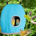 thumbnail image 2 of KUFptva Warm Bird Nest Winter Bed House Tent Hanging Hammock Cage Tent Hideaway for Parrot Cockatiel African, 2 of 6