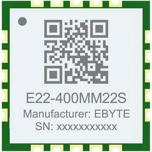SX1262 433MHz 470MHz Lora Wireless RF Module E22-400MM22S 22dbm 7Km SMD Antenna Stamp Holes/IPEX Small Size