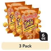(3 pack) Popcornopolis Intense Nacho Takis 6 oz Bag, Cheese Popcorn